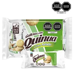 Galletas con quinua y Coco rallado INCASUR x 180g (Bolsa)