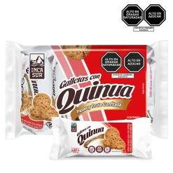 Galletas con quinua, pasas y fruta confitada INCASUR x 180g (Bolsa)